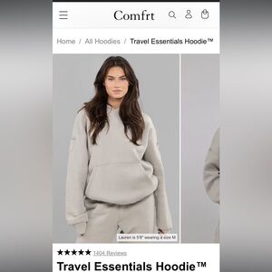 Comfrt Travel Essentials Hoodie brand new!